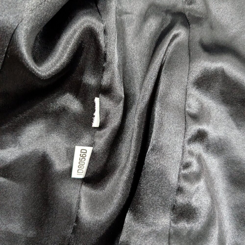 Ann Taylor Brocade Jacket Womens 6P black Wool Blend - Picture 8 of 10